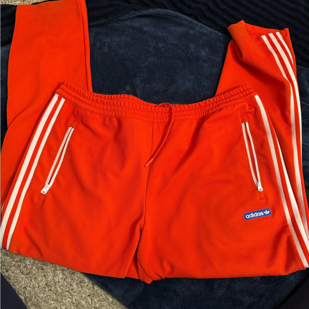 Adidas Kids Bright Orange Joggers
